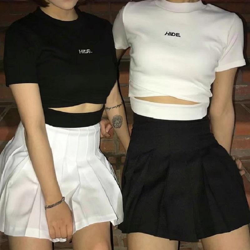 “HIDE” EMBROIDERY TEE
