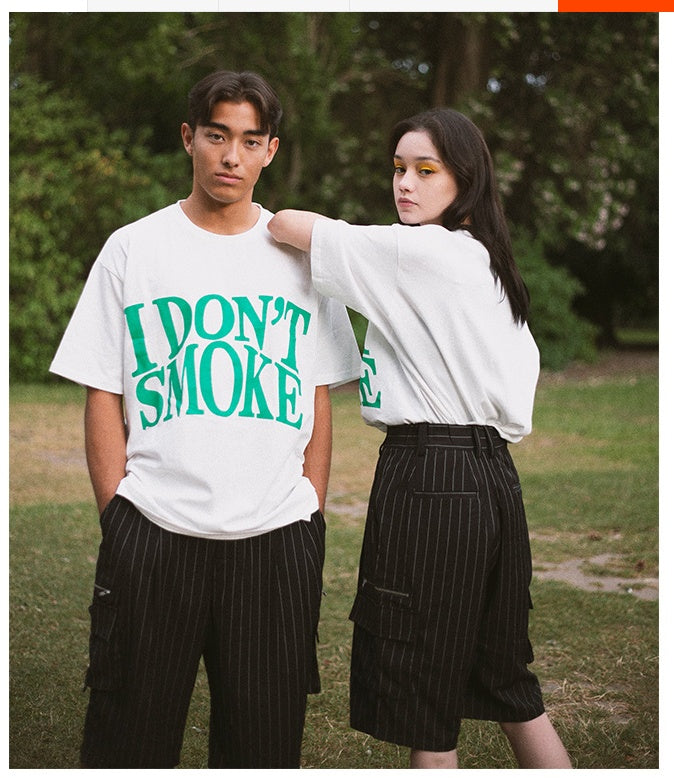 DONSMOKE Logo Tee – “I Don’t Smoke” Statement Edition