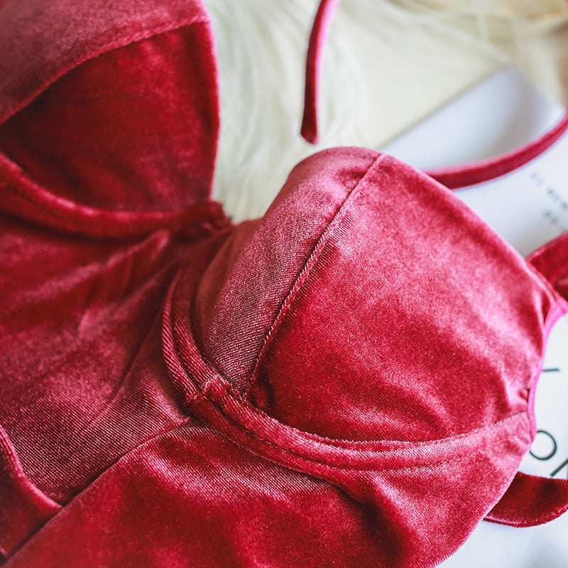 Velvet Ritual Bunny Set – Rose Red Cosplay Temptation Suit (One Size)