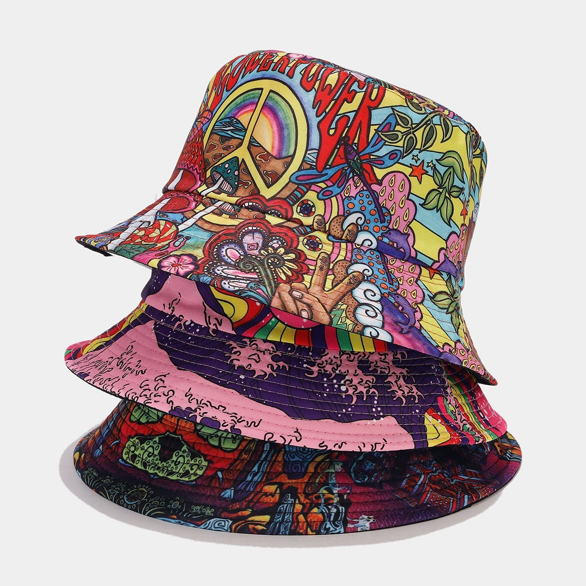 ASHBURN™ FlipTrip Bucket Hat – Graffiti Reversible Streetcore Edition