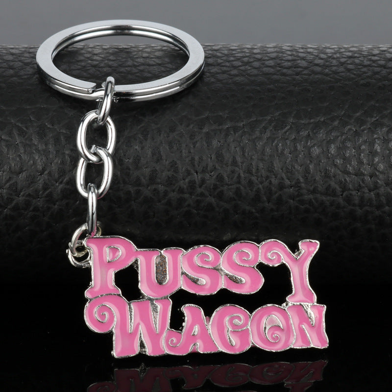 Kill Bill PUSSY WAG0N Keychain Pendant Jewelry Gift