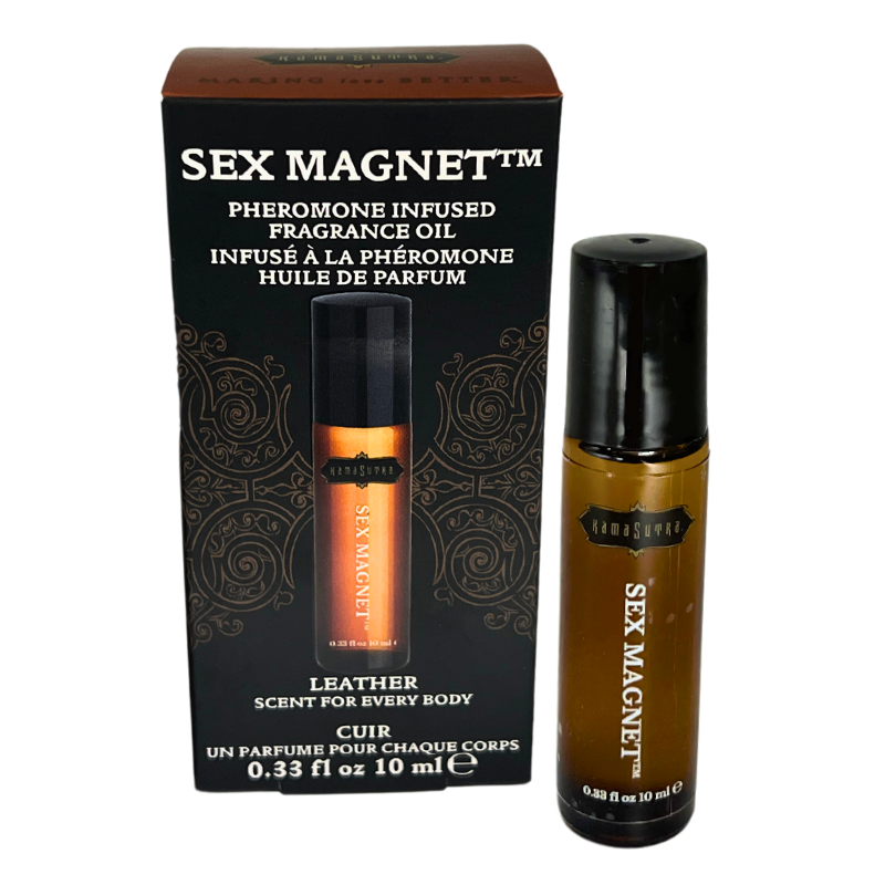 Sex Magnet Pheromone - Leather Roll On Fragrance Oil 0.33 fl oz 10 ml