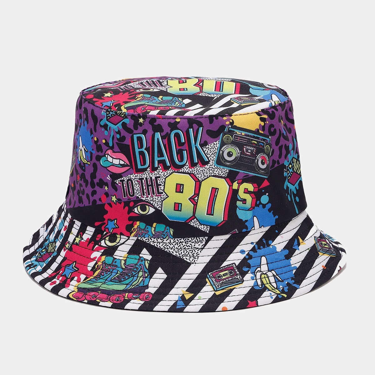 ASHBURN™ FlipTrip Bucket Hat – Graffiti Reversible Streetcore Edition