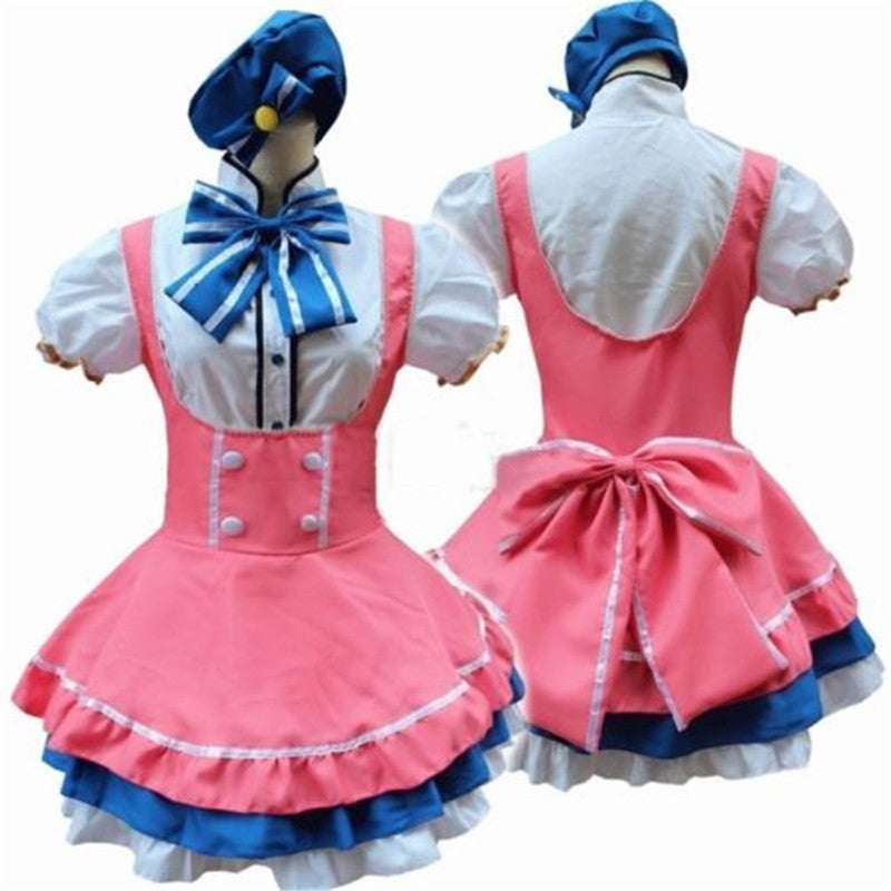 Pink Service Protocol – Maid Cosplay Dress (Inspired by Ram Café Variant)