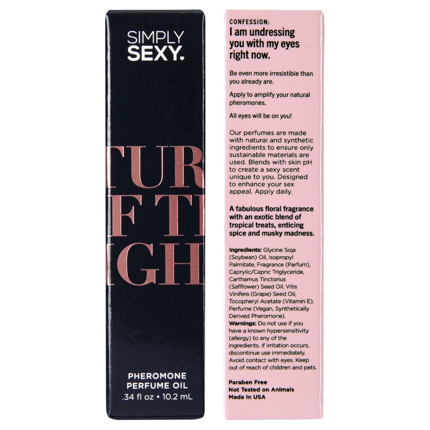 SIMPLY SEXY PHEROMONE PERFUME OIL ROLL-ON - TURN OFF THE LIGHTS - 0.34 floz | 10.2mL