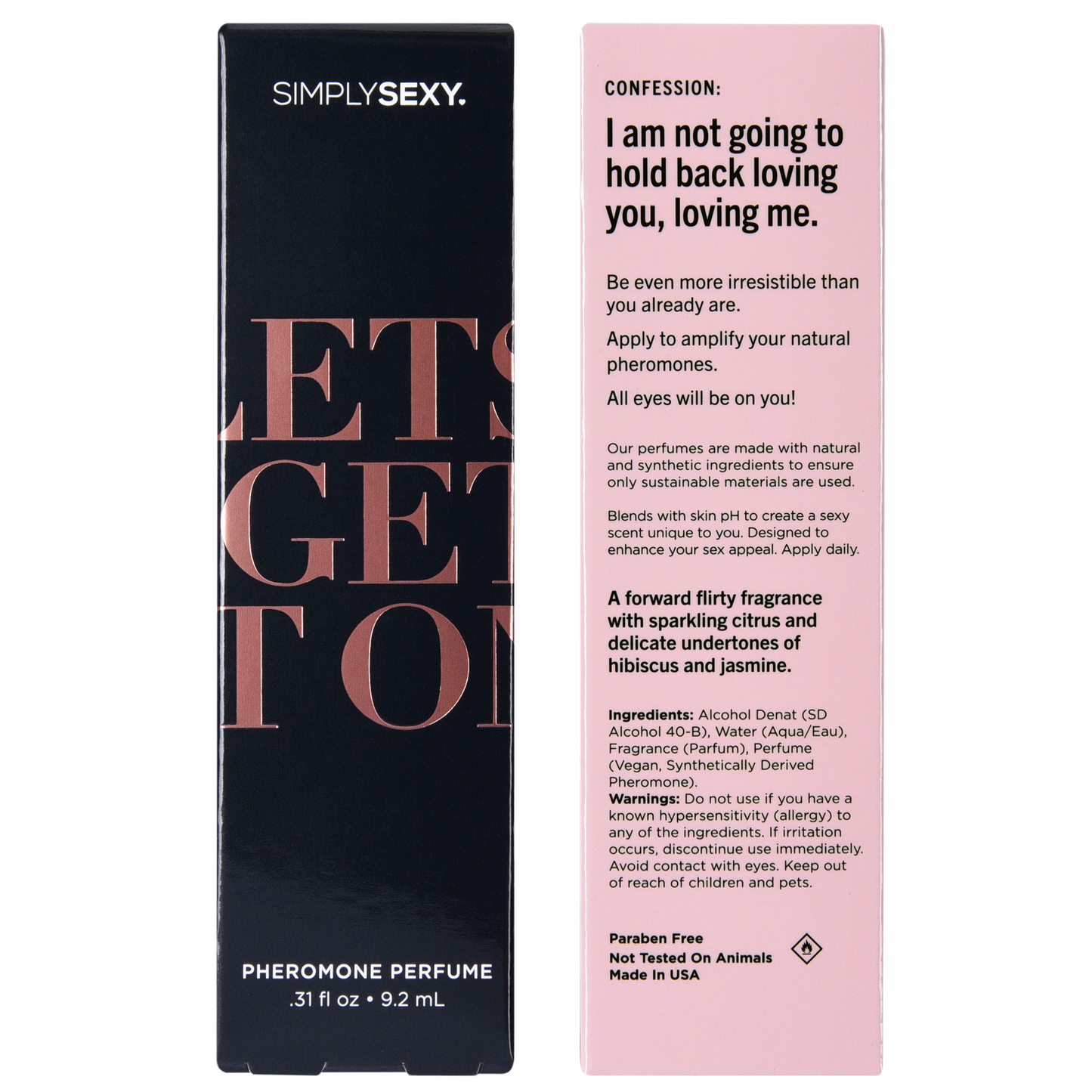 SIMPLY SEXY PHEROMONE PERFUME SPRAY - LET'S GET IT ON - 0.31 floz | 9.2mL