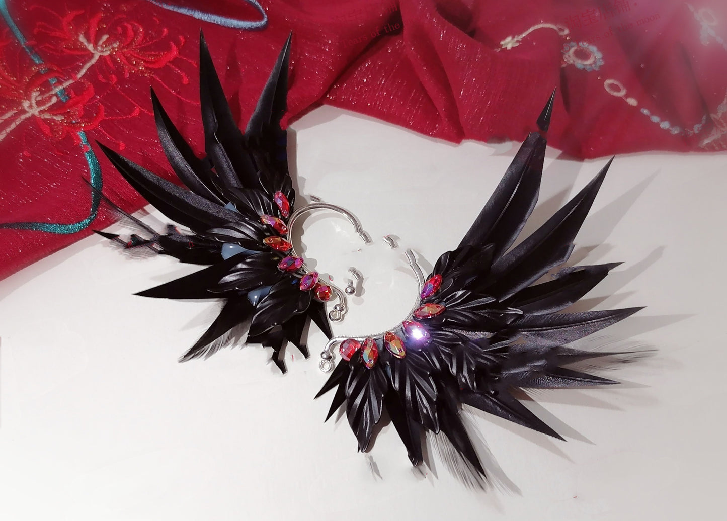 Feather Earrings Angel Wings Jewelry