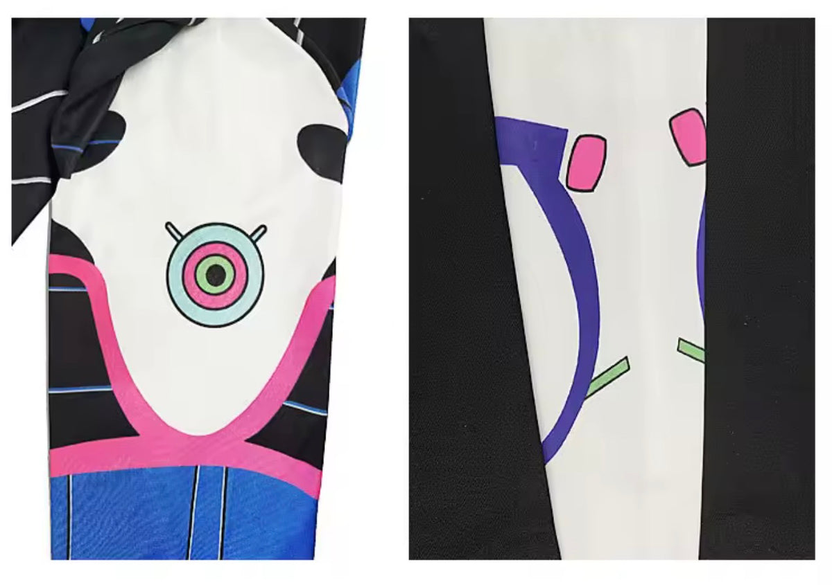 Anime Woman Jumpsuit Tights Dva Cosplay Costume Game Zentai Wig Cosplay Props Headphone Suit