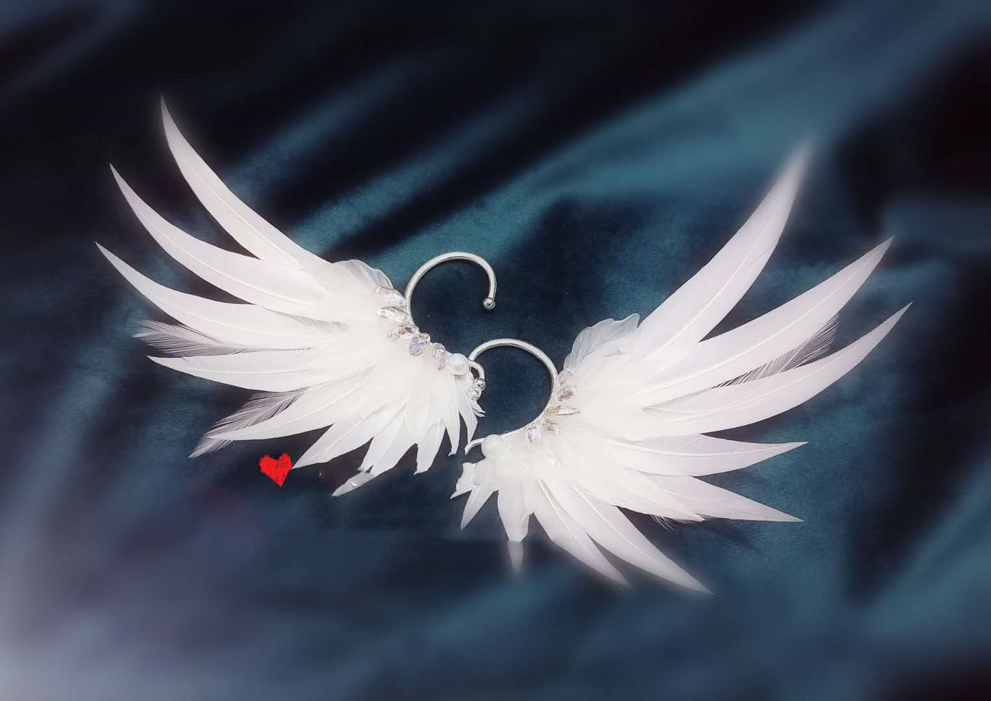 Feather Earrings Angel Wings Jewelry