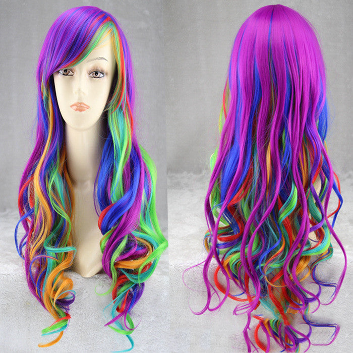 Colorful a Mardi Gras & Festival Wig