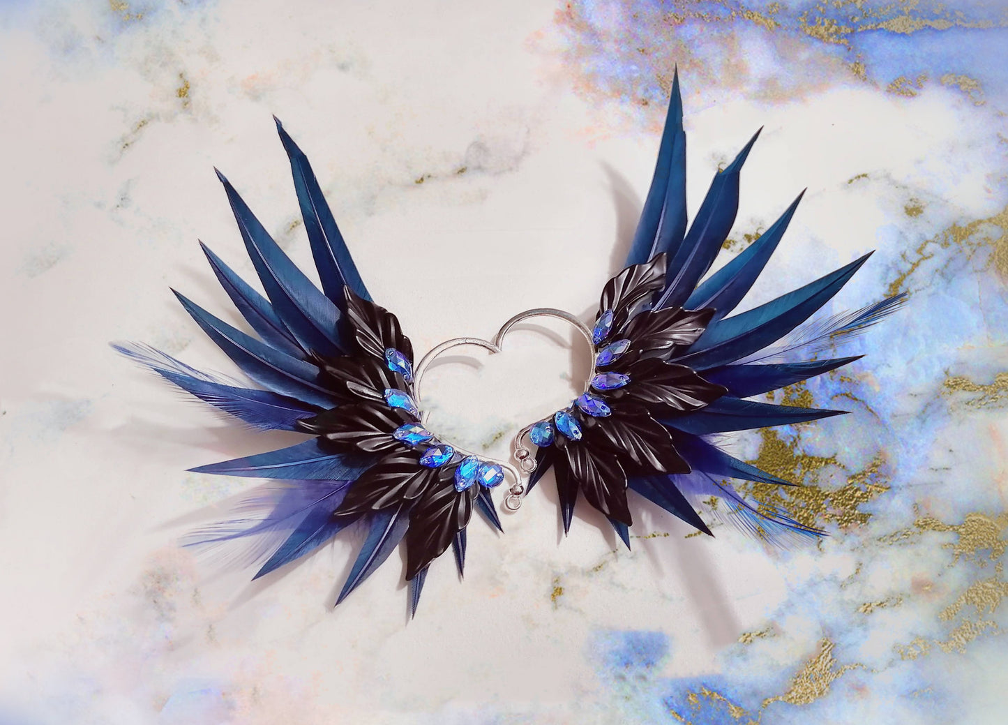 Feather Earrings Angel Wings Jewelry