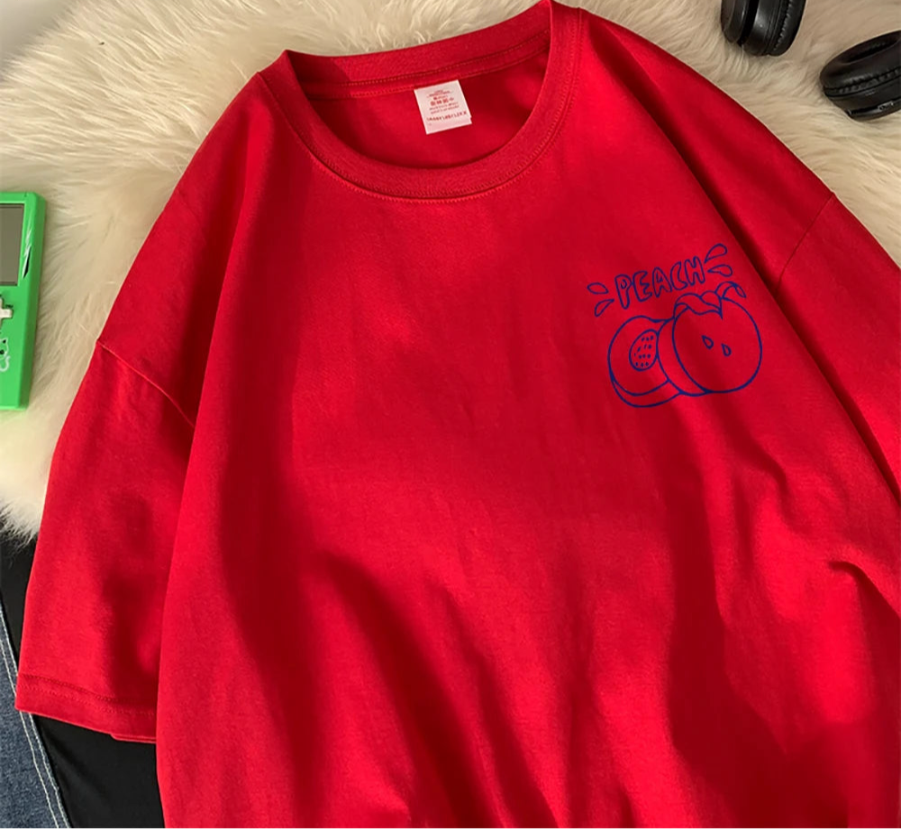 Peach Flavored Beverage baggy Tee Shirt