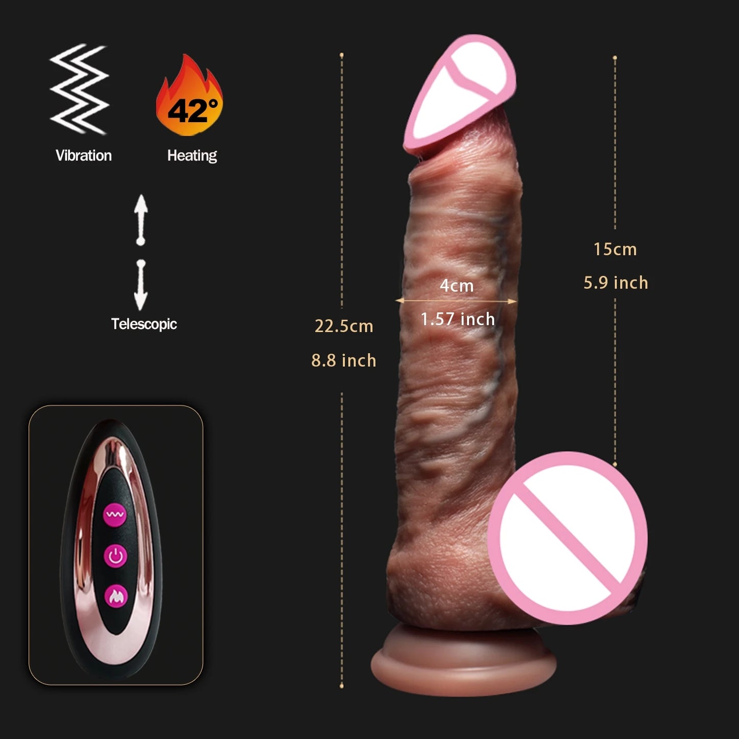 Realistic Dildos Vibration For Women Masturbation Sexy Adult Sex Toys Anal Plug Penetration Anal Thrusting Penis Dildo Vibrator