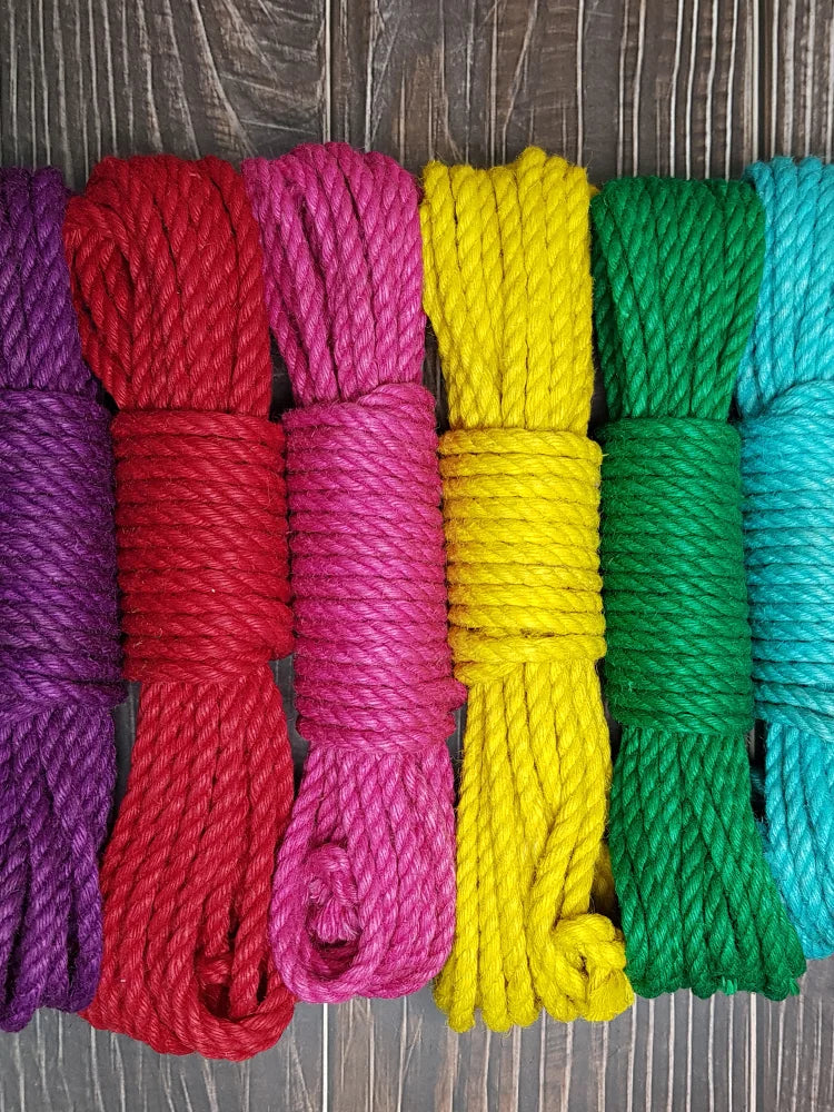 ASHBURNS 6.0MM Bondage Jute Rope Japanese Shibari Rope SM Play Rope high quality Jute yarn