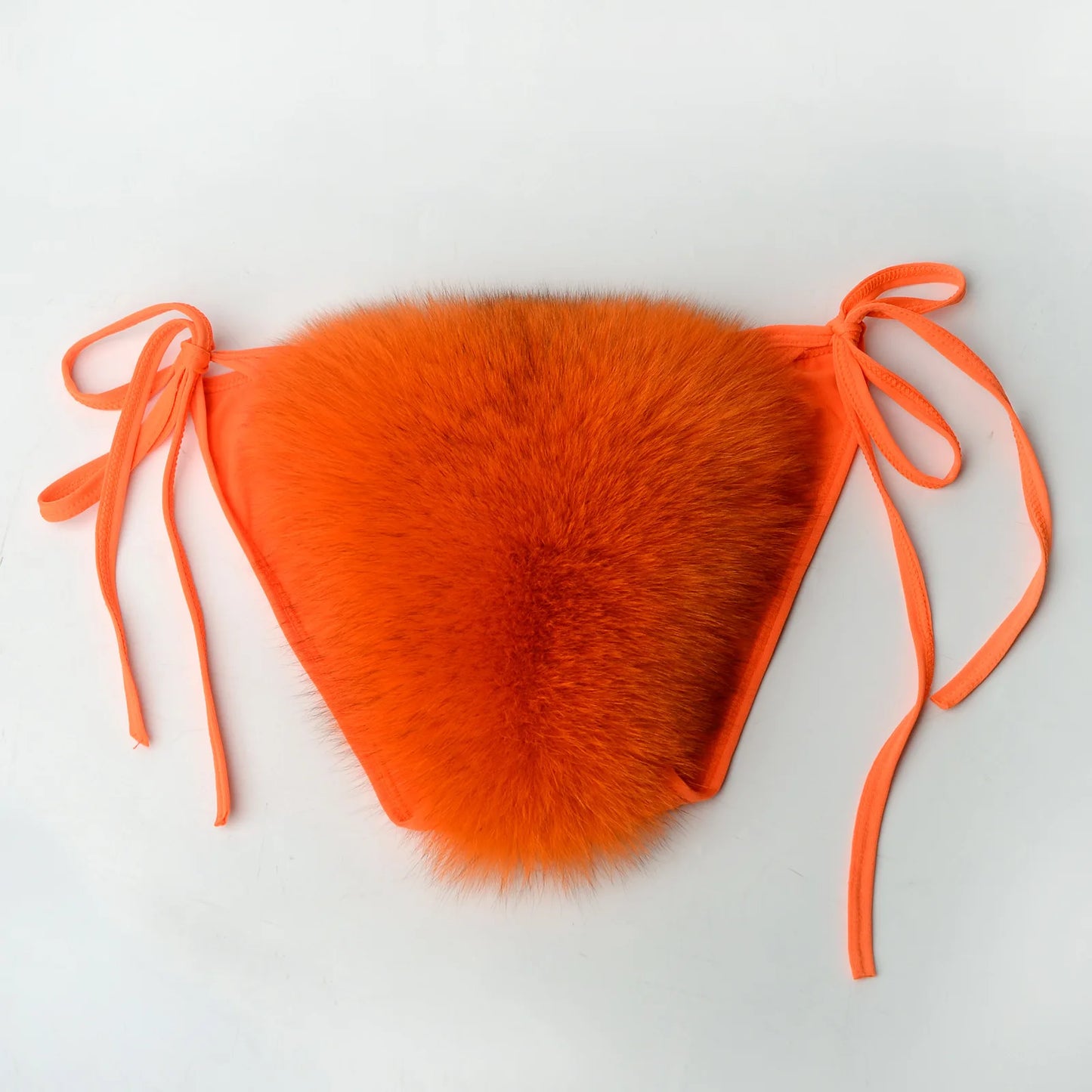 2025 Woman Sexy Bikini Swimsuit 2 piece Set Summer Fur Swimwear Bikini Set Adjustable Bra Cute Girls Beach Bikini Bathing Suits