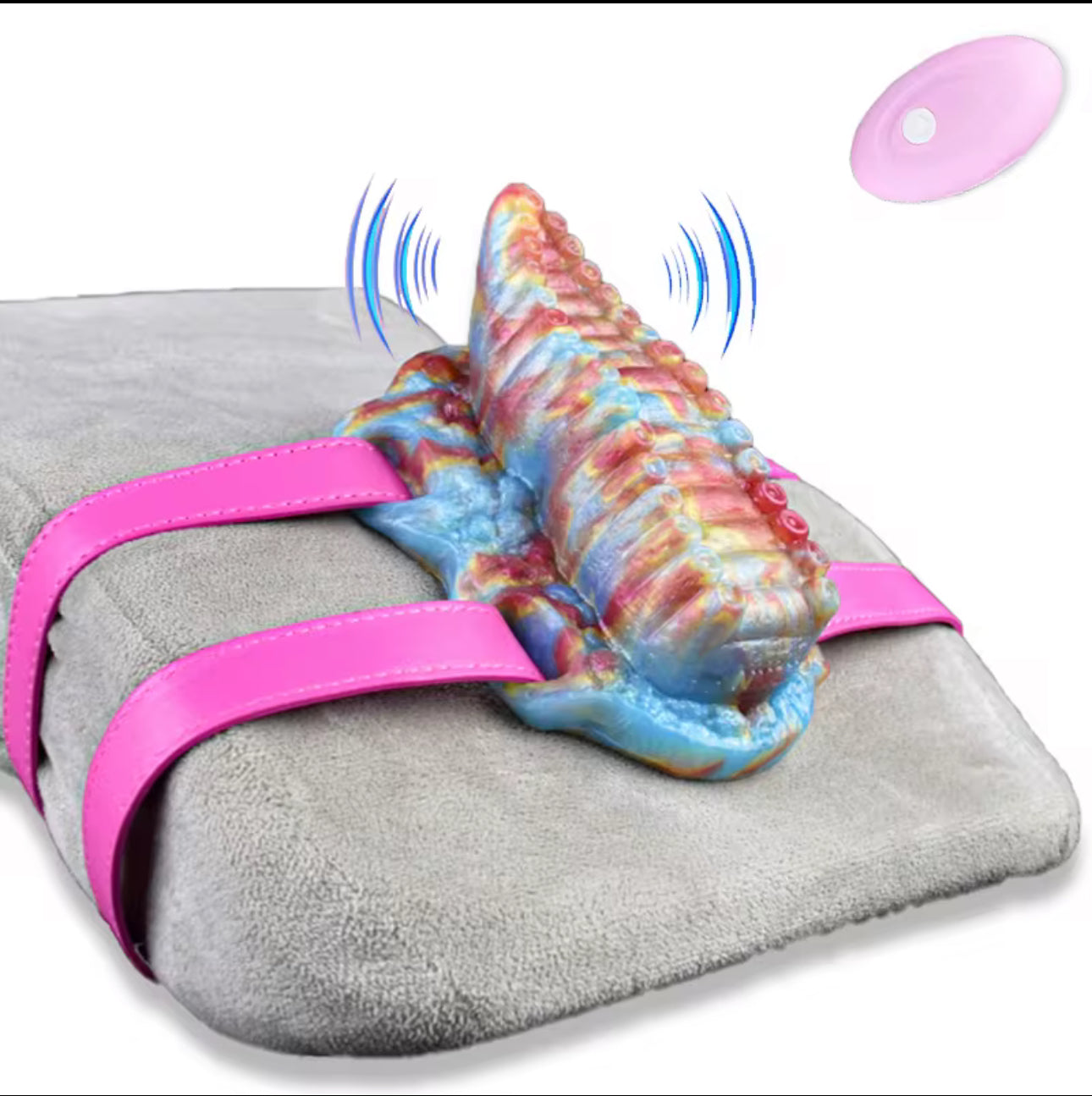 Grinder with leather pink remote control vibration
