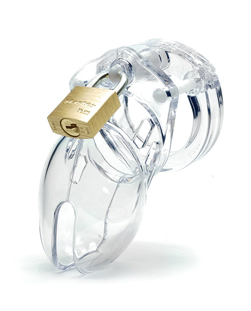 CB-6000S 2 1/2" Cock Cage & Lock Set - Clear