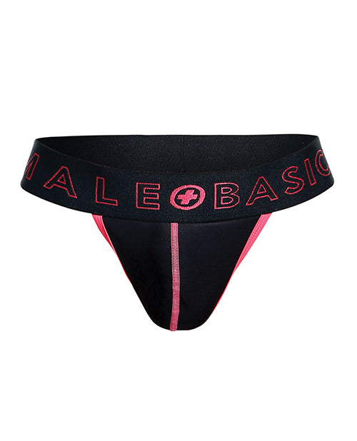 Male Basics Neon Thong Coral XL