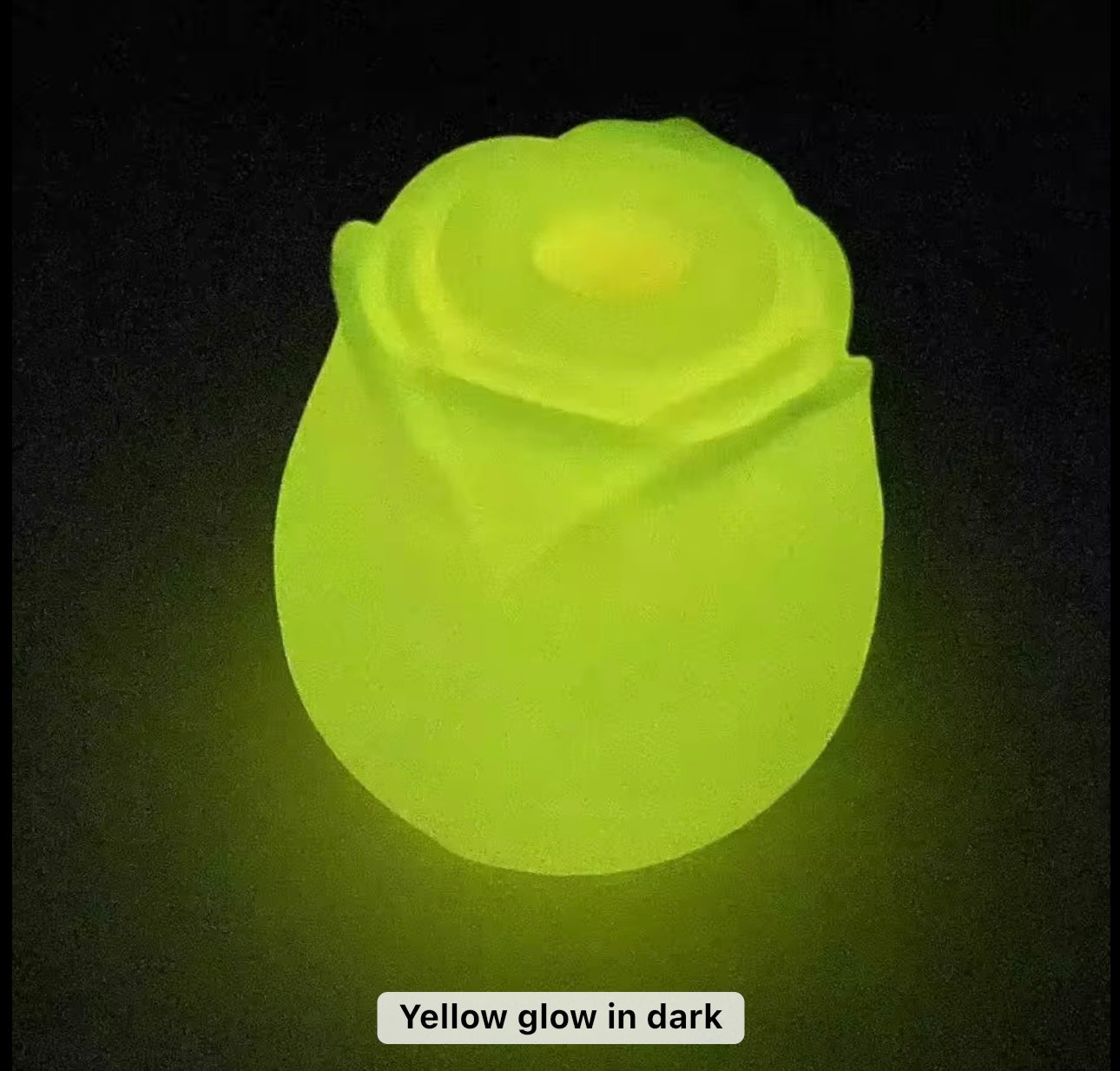 Glow-in-the-Dark Rose Suction Vibrator – 10 Powerful Modes of Pleasure