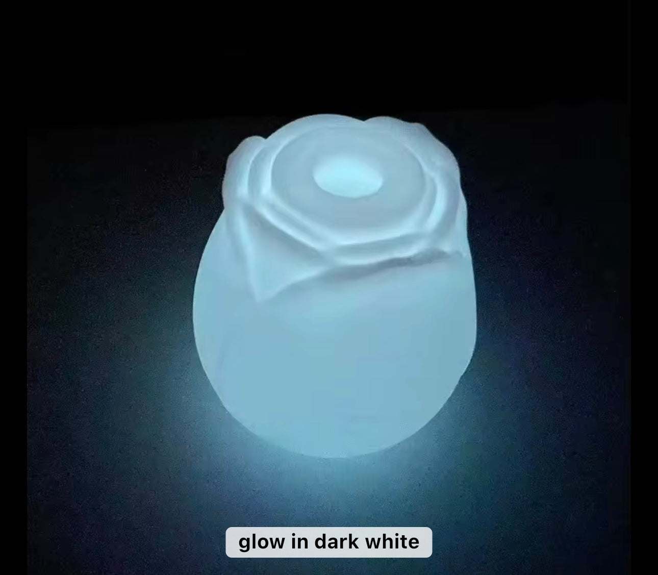 Glow-in-the-Dark Rose Suction Vibrator – 10 Powerful Modes of Pleasure