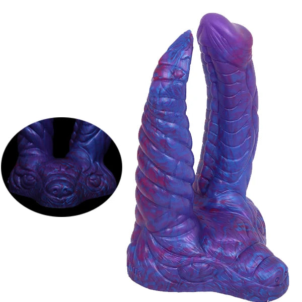 ASHBURN Double Head HORNS 7.28 IN