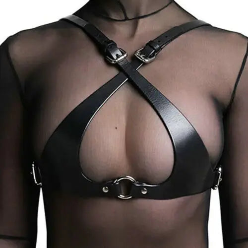 Sexy Lingerie Leather Sm Products Body Harness Adjustable Fashion Design Style Tight Sexy Lingerie