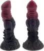 Colorful Luminous Dildo Monster alien Dildo Glow in the Dark Adult Anal Toys Silicone Anal Butt Plug with Strong Suction Cup