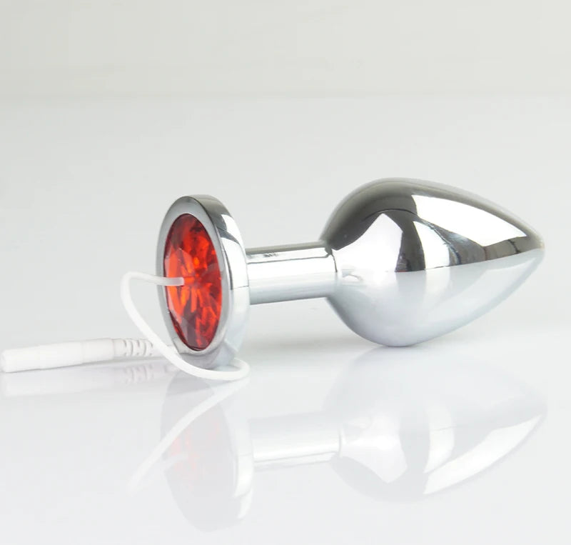 Electrosex Anal Plug,E -Stim Electro Stimulation,Electricity Accessories Vaginal Butt Plugs Prostate Massage,BDSM Sex Toys
