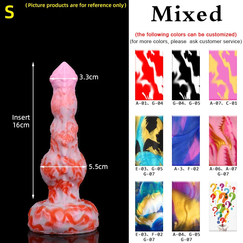 Nothosaur MATHAYUS Dildo Big Knot Dog Dildos Masager G-Spot Stimualtor Realistic Penis with Sucker Doggy Style Masturbating