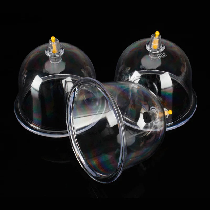 4PC Extra Large Household Vacuum Cupper Chest Tank Oversized Fire Tank Gas Tank Full Large Tank Moisture Suction Cup Non-glass