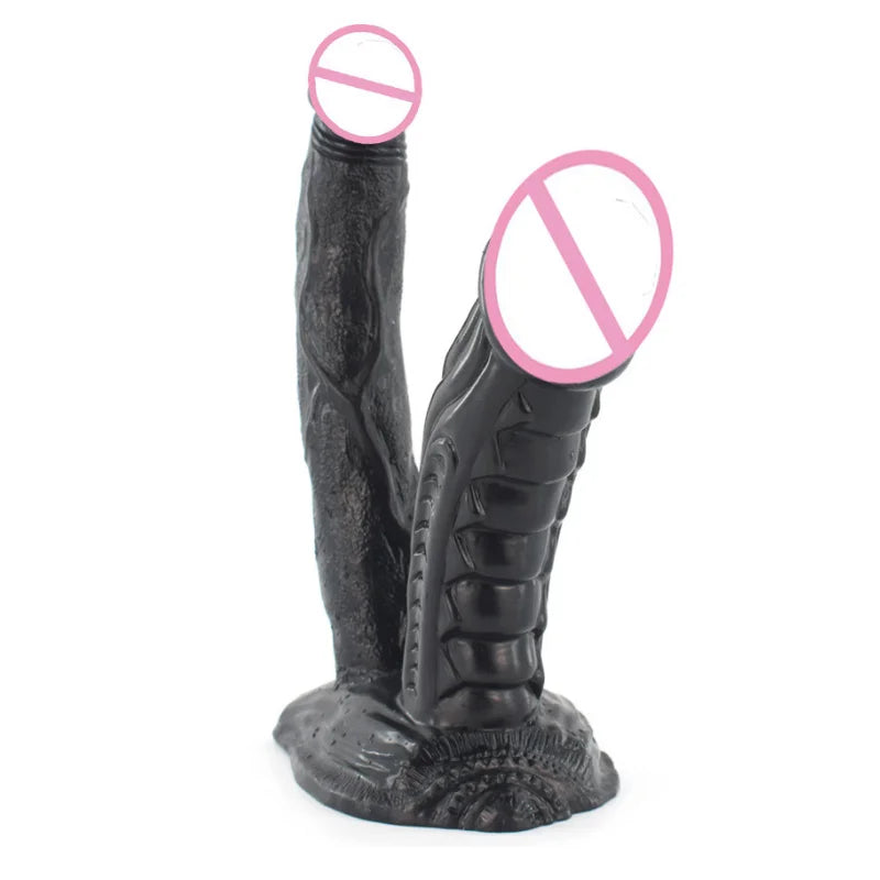ROUGH BEAST Big Double Triple Dildos Female Masturbation Massager Dildo Anal Plug Toys with Sucker Cup for Women Sex Toy Product