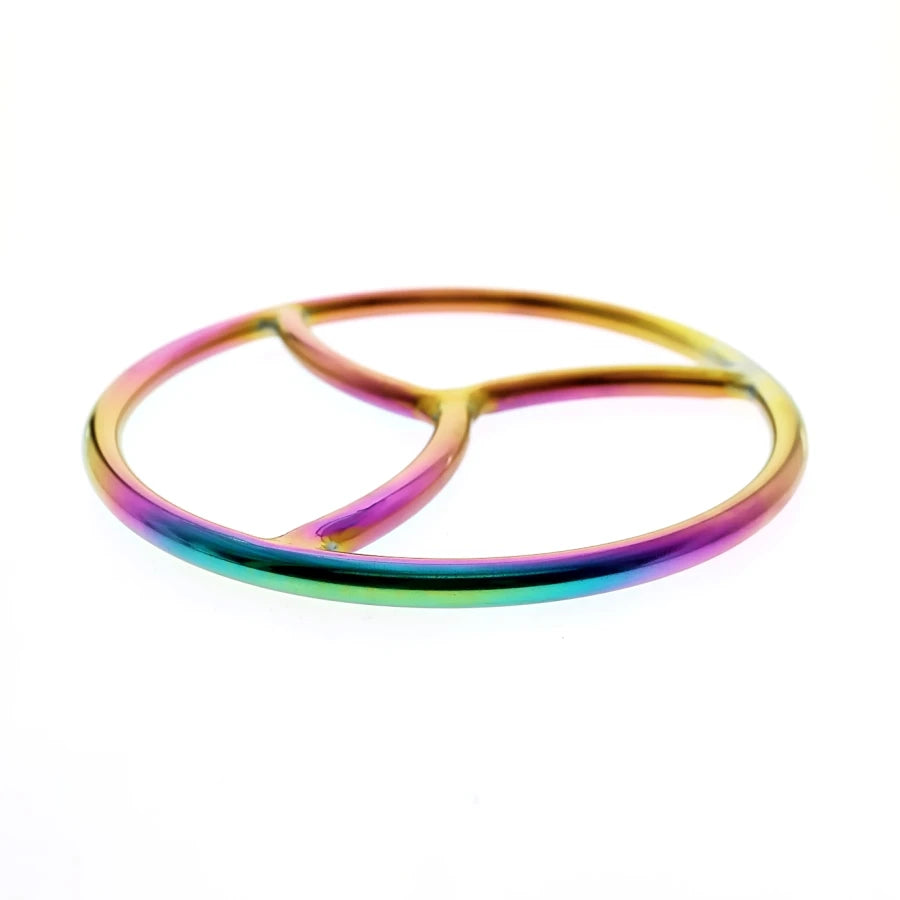 Rainbow Ninja Shuriken Stainless Steel Japanese Shibari Ring Suspension Bondage Gear Accessories Chastity Device BDSM Game 2