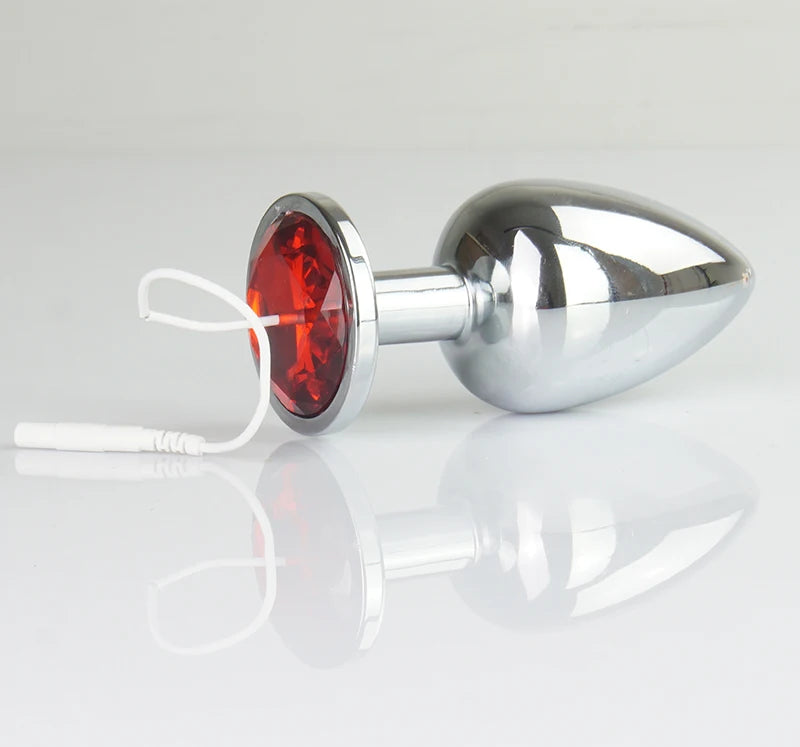 Electrosex Anal Plug,E -Stim Electro Stimulation,Electricity Accessories Vaginal Butt Plugs Prostate Massage,BDSM Sex Toys