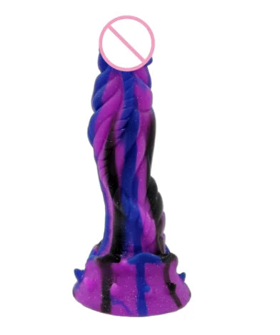 ASHBURN Silicone Luminous 9 Inch Realistic Alien Dildo