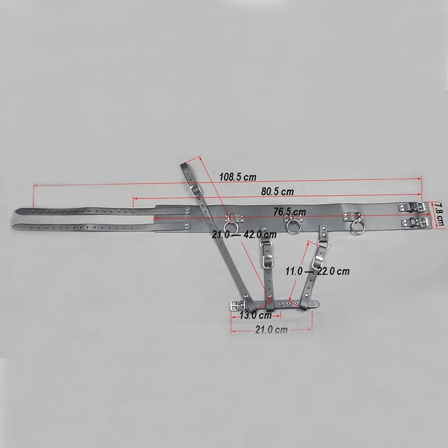 BDSM Forced Orgasm SM Bondage,Chastity Harness,Strap On Vibrating Panties,Magic Wand Vibrator Holder,Sex Toys For Women