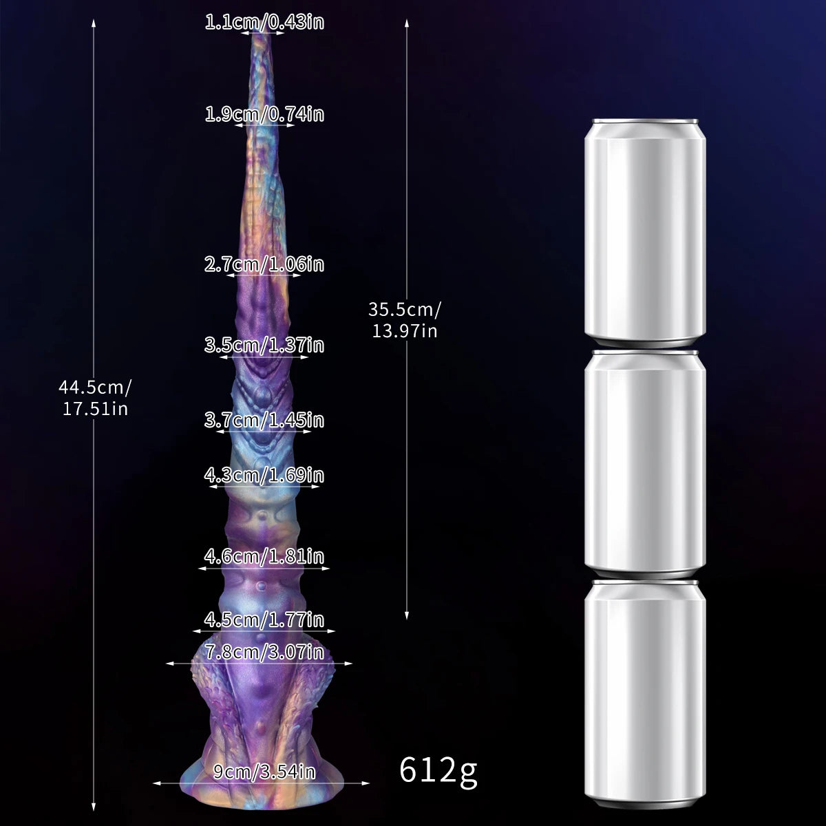 Long Dildo Fantasy Vine Toy Anal Plug Silicone Sex Toy extra Huge Monster alien Dildo With Strong Suction Cup for Men and Women