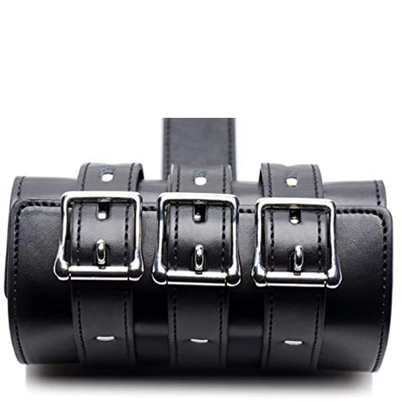 Leather Handcuffs Bdsm Straps Sex Toys SM Sexy Bondage Cuffs Arms Behind Back Restraints Erotic Adult Toys For Women Couples