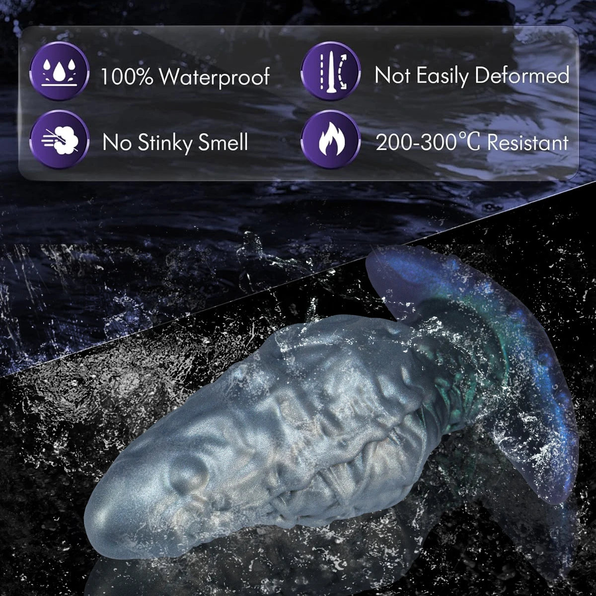 Big Silicone Skull Butt Plug Prostate Massager Fantasy Monster alien Anal Trainer Wearable Dildo Anal Stretcher Vaginal Plug
