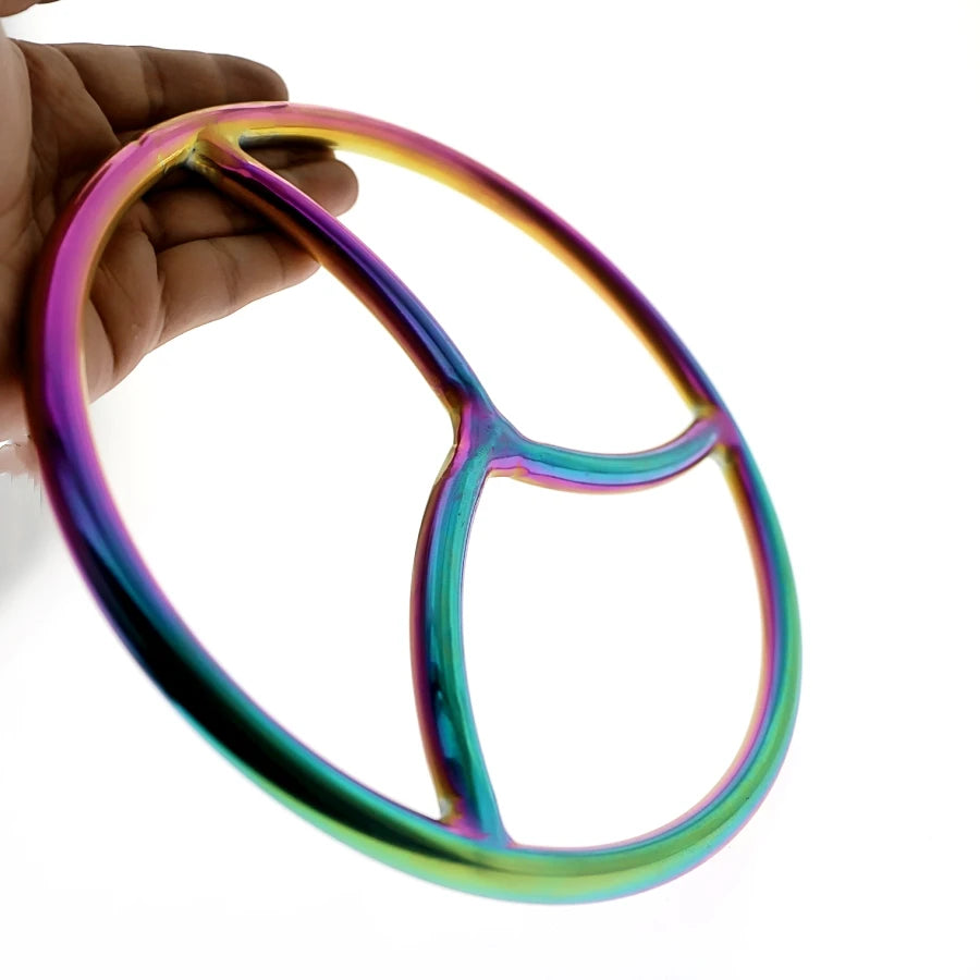 Rainbow Ninja Shuriken Stainless Steel Japanese Shibari Ring Suspension Bondage Gear Accessories Chastity Device BDSM Game 2