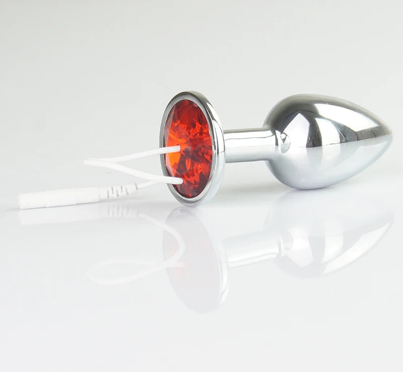 Electrosex Anal Plug,E -Stim Electro Stimulation,Electricity Accessories Vaginal Butt Plugs Prostate Massage,BDSM Sex Toys
