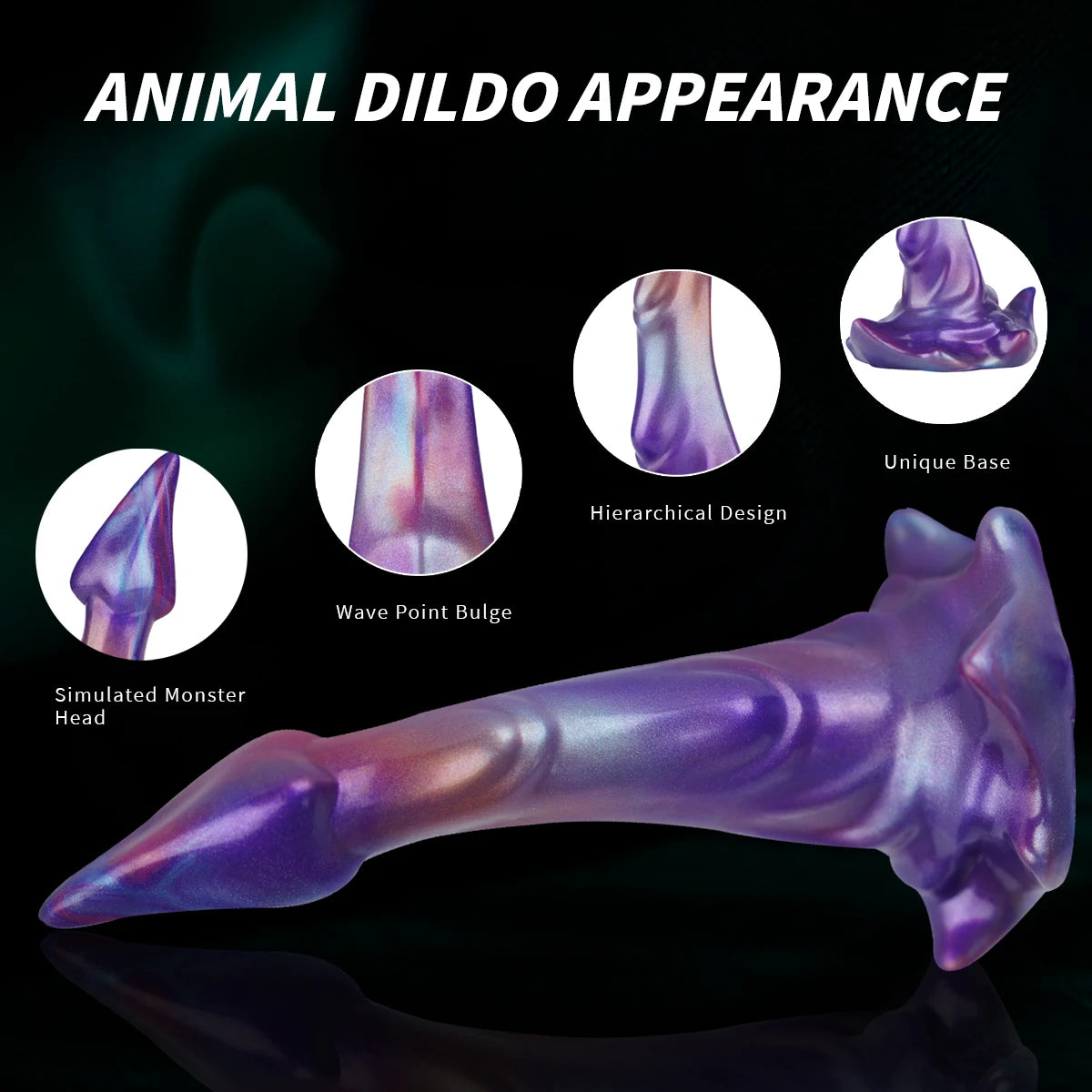 Fantasy Adult Sex Toy Monster Dragon Dildo with Suction up alien Animal Anal Dildo Silicone Thick Huge Realistic Penis for Women