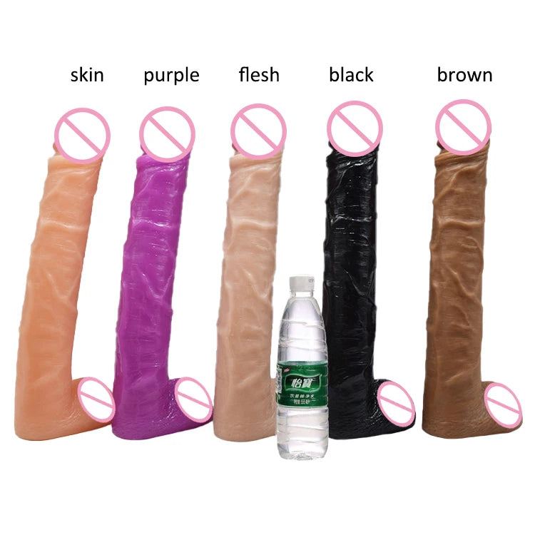 45cm extra Large Dildo king Size Monster Rubber Penis Xxxl Dildo Anal Big Plug Sexual Toys 7.4cm Diameter Dildos Gigantes