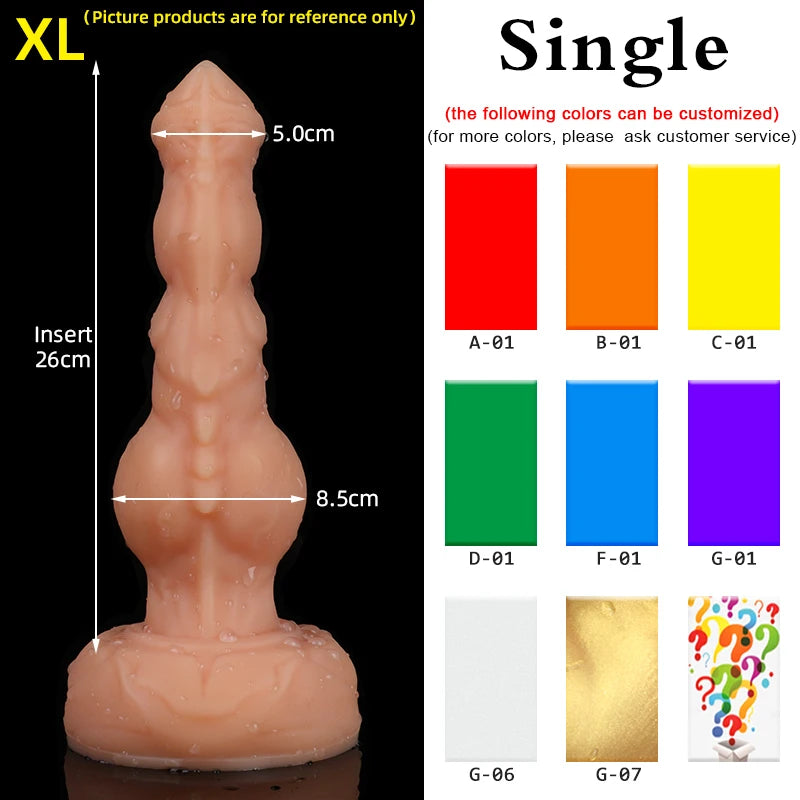 Nothosaur MATHAYUS Dildo Big Knot Dog Dildos Masager G-Spot Stimualtor Realistic Penis with Sucker Doggy Style Masturbating