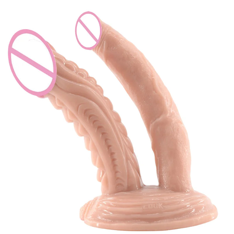 ROUGH BEAST Big Double Triple Dildos Female Masturbation Massager Dildo Anal Plug Toys with Sucker Cup for Women Sex Toy Product