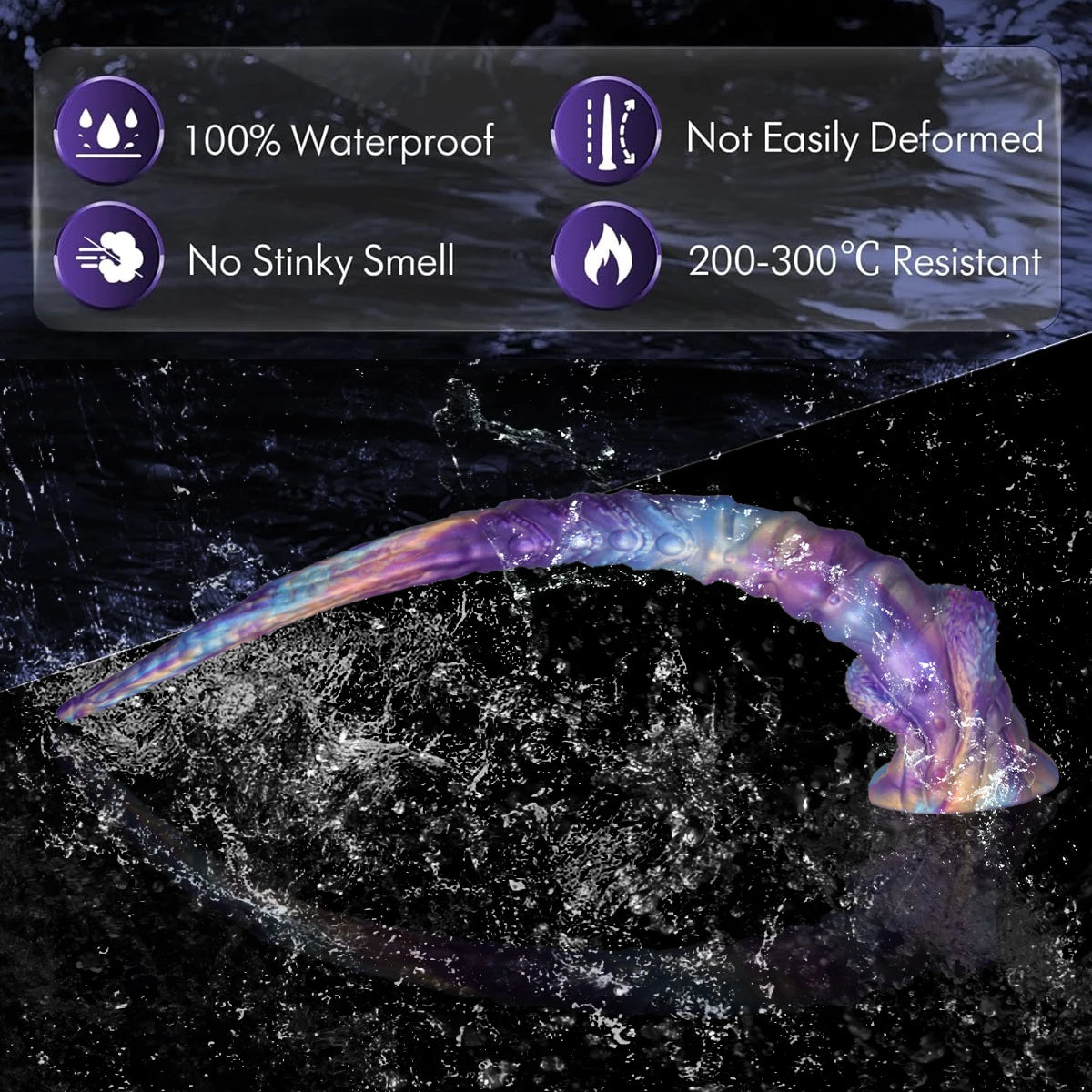 Long Dildo Fantasy Vine Toy Anal Plug Silicone Sex Toy extra Huge Monster alien Dildo With Strong Suction Cup for Men and Women