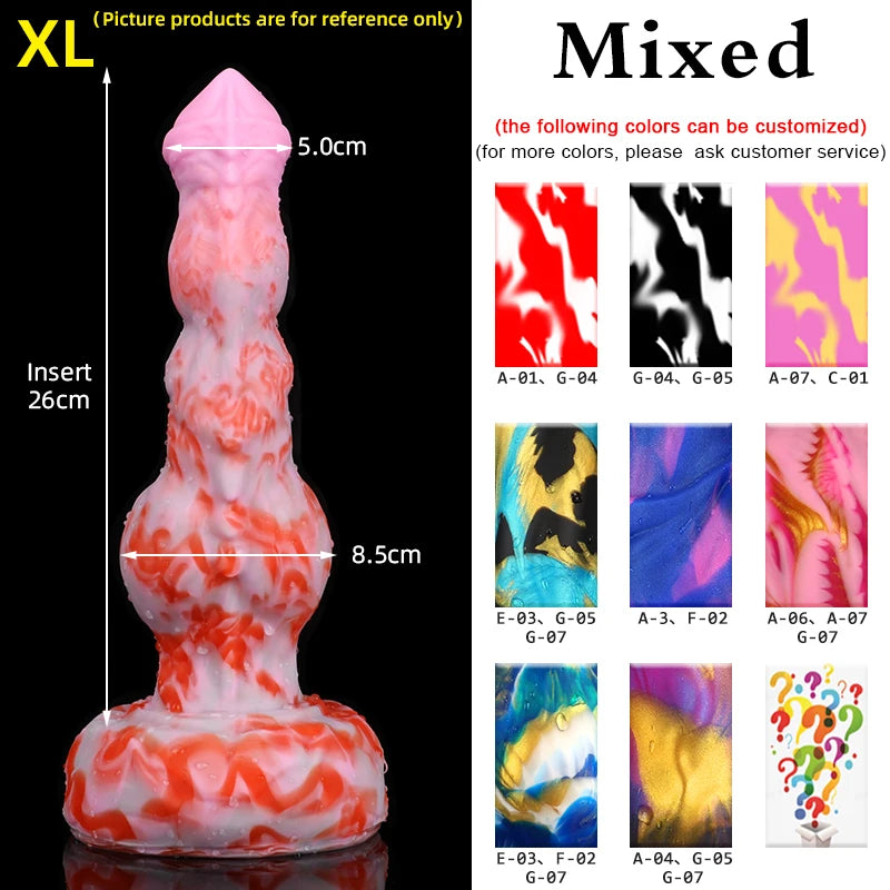 Nothosaur MATHAYUS Dildo Big Knot Dog Dildos Masager G-Spot Stimualtor Realistic Penis with Sucker Doggy Style Masturbating