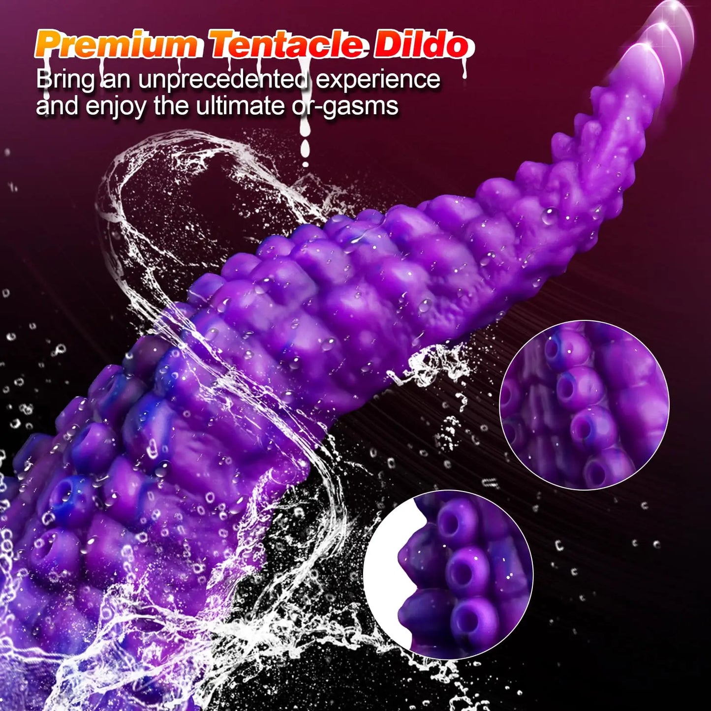Ashburn Fantasy Octopus Tentacle Dildo Big Monster alien Dragon Dildo With Suction Cup Silicone Anal Plug Huge Sex Toys for Women Men