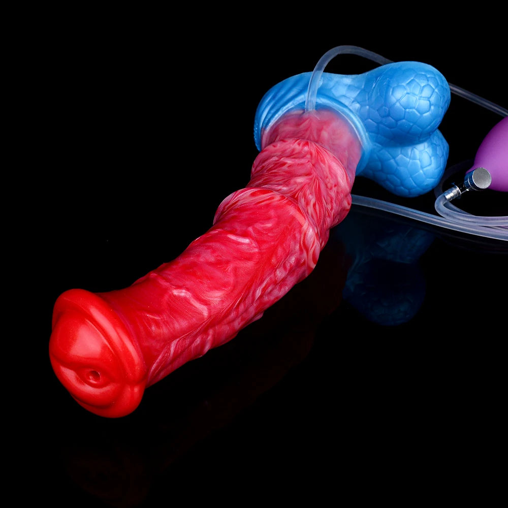 ASHBURN YOLANDA | Dragon Fire Inflatable Plug Unleash the beast. Surrender the control. 9.6'' Silicone