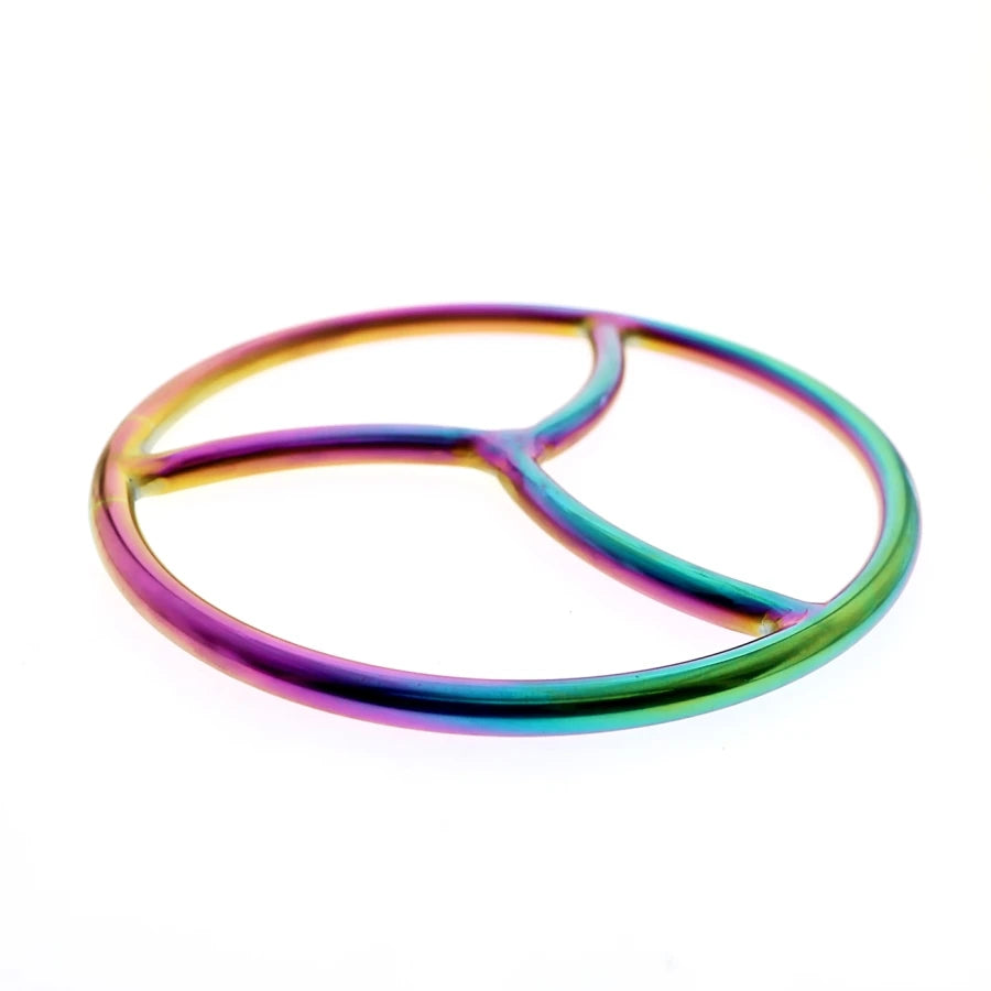 Rainbow Ninja Shuriken Stainless Steel Japanese Shibari Ring Suspension Bondage Gear Accessories Chastity Device BDSM Game 2
