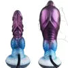 Big Fantasy Monster alien Inflatable Dildo with Suction Cup Large Realistic Silicone Inflating Dildo Sex Toy for Female Women